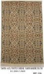 Tapis 14TL Toute Sans Bande Fond Beige  Nouée à la Main Pure Laine  tapis 30/30 (90 mille nœuds)   