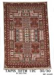 Tapis 32TM 12C Nouée à la main Pure Laine Tapis 30/30 (90 mille noeuds)