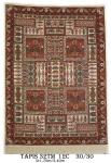 Tapis 32TM 12C Nouée à la main pure laine Tapis 30/30 (90 mille nœuds)