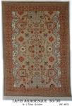 Tapis Arabesque  Noeueé à la main  Pure Laine Tapis 30/30 (90 mille noeuds)