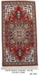 Tapis Venus Fond Rouge  Nouée à la Main Pure Laine  tapis 30/30 (90 mille nœuds)   