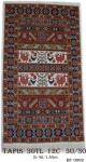 Tapis 30TL 12C Nouée à La Main pure Laine tapis 30/30 (90 mille nœuds) 