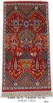 Tapis 26TL fond rouge Nouée à la main pure laine Tapis 30/30 (90 mille nœuds)