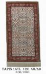 Tapis 14TL 12C Nouée à La Main pure Laine tapis 40/40 (160 mille nœuds) 