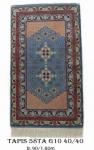 Tapis 58TA G10 Nouée à La Main pure Laine tapis 40/40 (160 mille nœuds) 