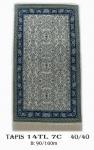 Tapis 14TL 7C Nouée à La Main pure Laine tapis 40/40 (160 mille nœuds) 