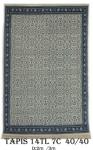 Tapis 14TL 7C Nouée à La Main pure Laine tapis 40/40 (160 mille nœuds) 