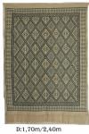Tapis Margoum M02 Fond Blanc Fait à la Main Pure Laine