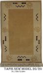 Tapis Nouveau Model Nouée à La Main pure Laine tapis 20/20 (40 mille nœuds) 