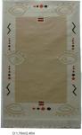 Nouveau Kilim avec motif modern geometrique simple tissé à la main pure laine Kilim artisanal Tunisien