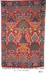 Tapis 26TL fond rouge  Nouée à la main pure laine Tapis 30/30 (90 mille nœuds)