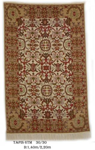 Tapis 7TM Nouée à La Main pure Laine tapis 30/30 (90 mille nœuds) 